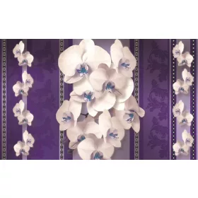 Virág minta poszter, fotótapéta, Vlies (104 x 70,5 cm)