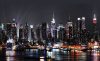 New York éjjel poszter, fotótapéta Vlies (254 x 184 cm)
