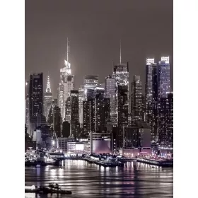   New York éjjel poszter, fotótapéta, Vlies  (184x254 cm, álló)