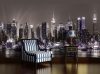 New York éjjel poszter, fotótapéta Vlies (208 x 146 cm)