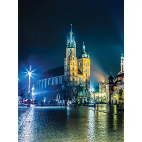   Piac éjjel poszter, fotótapéta, Vlies  (184x254 cm, álló)