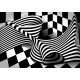 Zebra csíkos poszter, fotótapéta Vlies (208 x 146 cm)