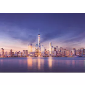   New York kékben poszter, fotótapéta, Vlies (104 x 70,5 cm)