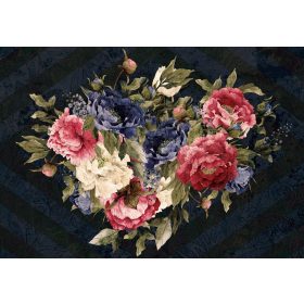 Rózsa poszter, fotótapéta, Vlies (104 x 70,5 cm)