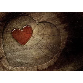 Szív poszter, fotótapéta, Vlies (104 x 70,5 cm)