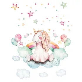   Egyszarvú poszter, fotótapéta, Vlies  (184x254 cm, álló)