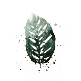 Levél poszter, fotótapéta, Vlies  (184x254 cm, álló)