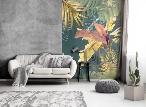 Levelek poszter, fotótapéta, Vlies  (184x254 cm, álló)