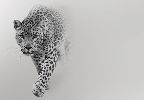 Leopárd poszter, fotótapéta, Vlies (520 x 318 cm)