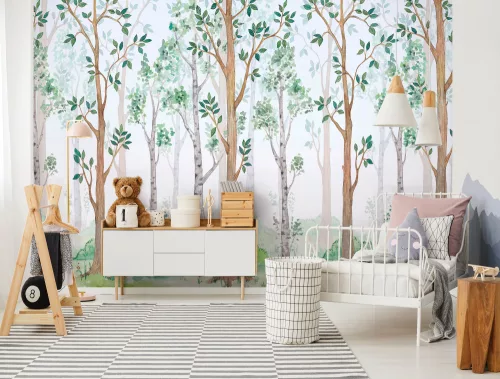 Erdő poszter, fotótapéta, Vlies (104 x 70,5 cm)