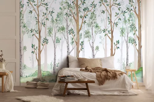 Erdő poszter, fotótapéta, Vlies (104 x 70,5 cm)