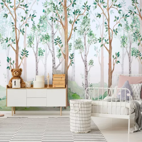 Erdő poszter, fotótapéta, Vlies (104 x 70,5 cm)