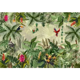   Madarak a dzsungelben poszter, fotótapéta, Vlies (104 x 70,5 cm)