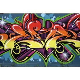 Graffiti  poszter, fotótapéta, Vlies (104 x 70,5 cm)