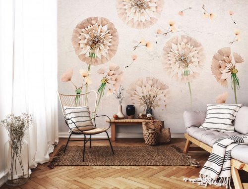 Pitypangok poszter, fotótapéta, Vlies (104 x 70,5 cm)