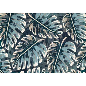 Levél mintás poszter, fotótapéta, Vlies (104 x 70,5 cm)