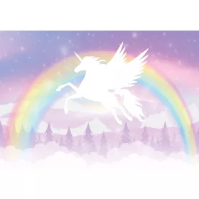 Unikornis poszter, fotótapéta, Vlies (104 x 70,5 cm)