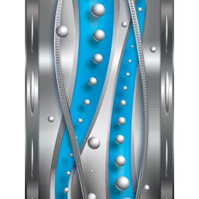   Absztrakt minta poszter, fotótapéta, Vlies  (184x254 cm, álló)