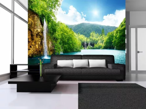 Laguna poszter, fotótapéta, Vlies (104 x 70,5 cm)