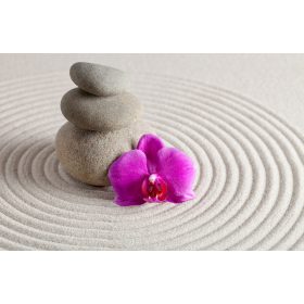 Spa Stones poszter, fotótapéta, Vlies (104 x 70,5 cm)