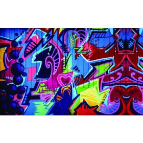 Graffiti poszter, fotótapéta, Vlies (104 x 70,5 cm)
