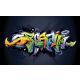 Graffiti poszter, fotótapéta, Vlies (104 x 70,5 cm)