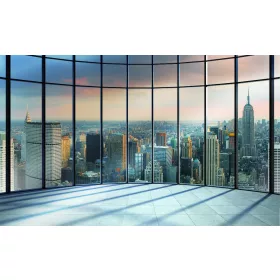   New York felhőkarcolóból poszter, fotótapéta, Vlies (104 x 70,5 cm)