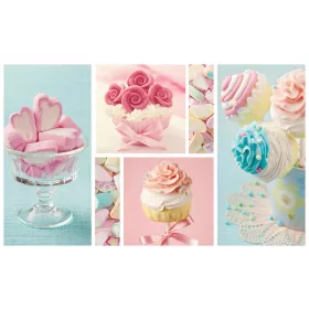 Édességek poszter, fotótapéta, Vlies (104 x 70,5 cm)