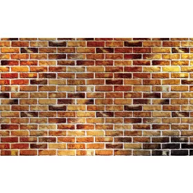 Téglafal poszter, fotótapéta, Vlies (104 x 70,5 cm)