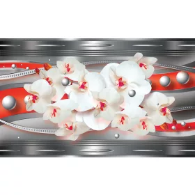 Virágok poszter, fotótapéta, Vlies (104 x 70,5 cm)