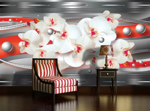 Virágok poszter, fotótapéta, Vlies (104 x 70,5 cm)