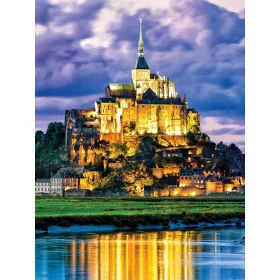   Mont-Saint-Michel poszter, fotótapéta, Vlies  (184x254 cm, álló)