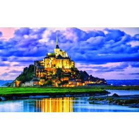Mont Saint poszter, fotótapéta, Vlies (104 x 70,5 cm)