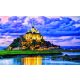 Mont Saint poszter, fotótapéta Vlies (152,5 x 104 cm)