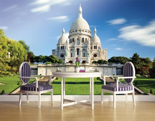 Sacre Coeur Basilica poszter, fotótapéta Vlies (208 x 146 cm)