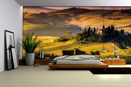 Toszkána poszter, fotótapéta Vlies (152,5 x 104 cm)