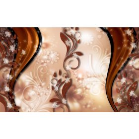 Virág minta poszter, fotótapéta, Vlies (104 x 70,5 cm)