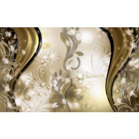 Virág minta poszter, fotótapéta, Vlies (104 x 70,5 cm)