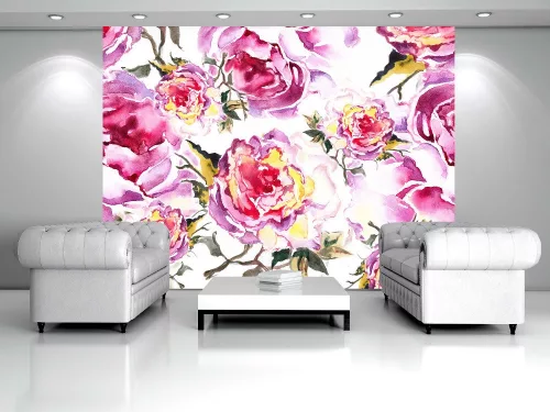 Rózsák poszter, fotótapéta Vlies (312 x 219 cm)