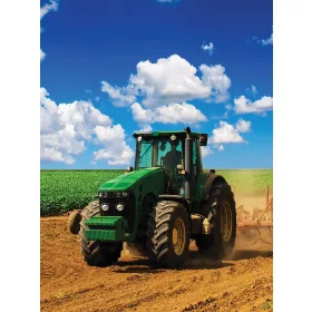 Traktor poszter, fotótapéta, Vlies  (184x254 cm, álló)