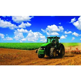 Traktor poszter, fotótapéta, Vlies (104 x 70,5 cm)