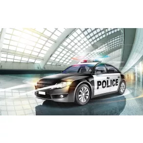Rendőr autó poszter, fotótapéta, Vlies (104 x 70,5 cm)