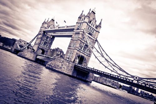 Tower Bridge poszter, fotótapéta Vlies (254 x 184 cm)