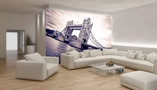 Tower Bridge poszter, fotótapéta, Vlies (104 x 70,5 cm)
