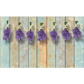 Levendula poszter, fotótapéta, Vlies (104 x 70,5 cm)