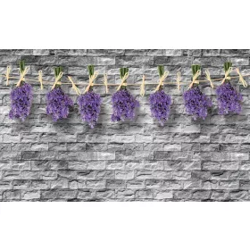 Levendula poszter, fotótapéta, Vlies (104 x 70,5 cm)