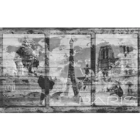 Párizs poszter, fotótapéta, Vlies (104 x 70,5 cm)