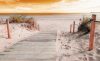 Út a strandra poszter, fotótapéta Vlies (152,5 x 104 cm)