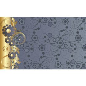 Virág minta poszter, fotótapéta, Vlies (104 x 70,5 cm)