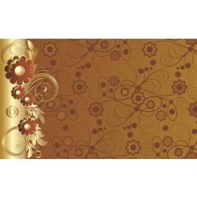 Virág minta poszter, fotótapéta, Vlies (104 x 70,5 cm)